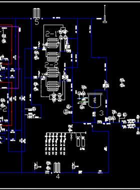 液化天然氣氣化站帶檢測(cè)點(diǎn)的工藝流程圖