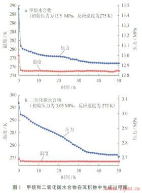 介觀孔隙中天然氣水合物生成過程模擬